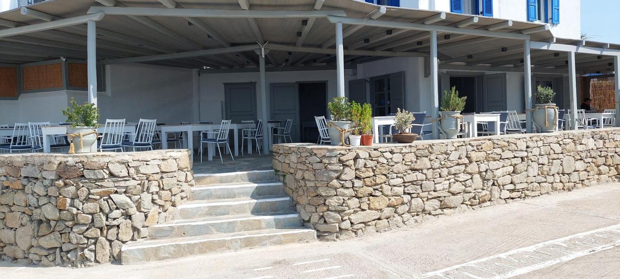 Villa Mykonian House With Shared Pool Ornos  Exterior foto